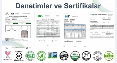 Livegood Organik  Tüm Ürün Dentimler Ve Sertifikalar